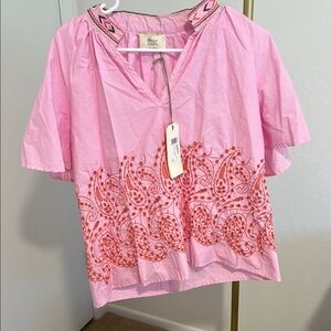 DX Embroidered Top